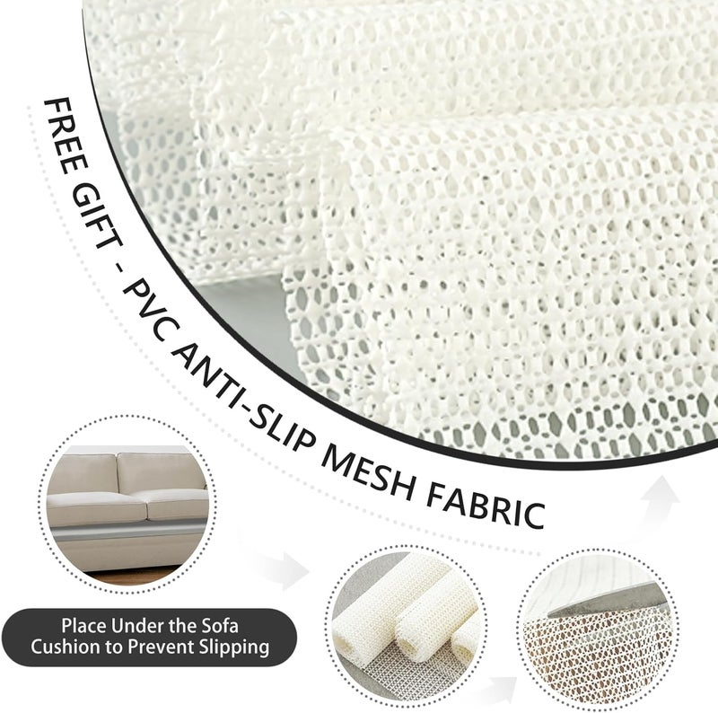 HAVARGO Couch Cushion Support High Density Foam 22X22X2.4 Inches Sofa Couch Supports for Sagging Cushions Light Grey 1Pc with Anti Slip Mesh Fabric - Image 5